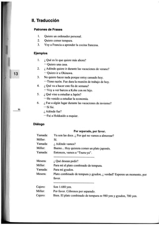Minna no nihongo i traduccion