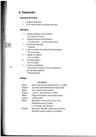 Minna no nihongo i traduccion