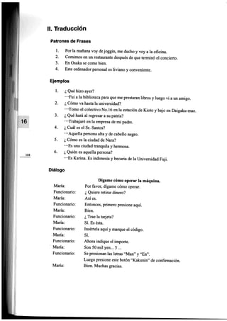 Minna no nihongo i traduccion