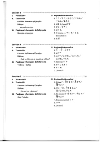 Minna no nihongo i traduccion