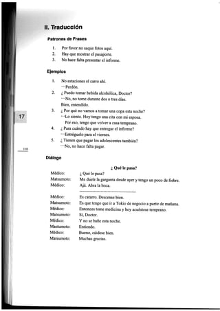 Minna no nihongo i traduccion