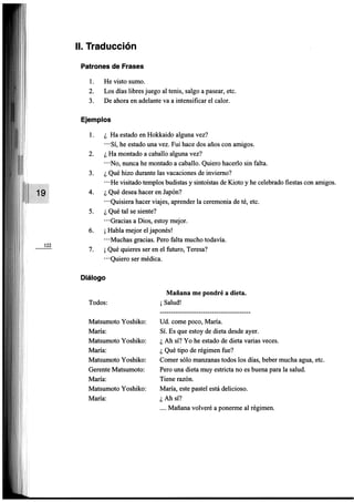 Minna no nihongo i traduccion