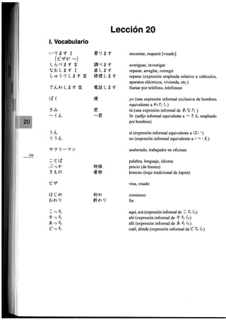 Minna no nihongo i traduccion
