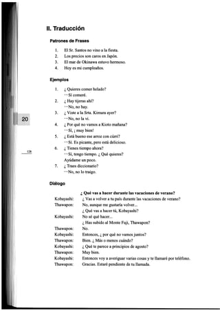 Minna no nihongo i traduccion