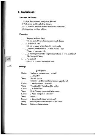 Minna no nihongo i traduccion