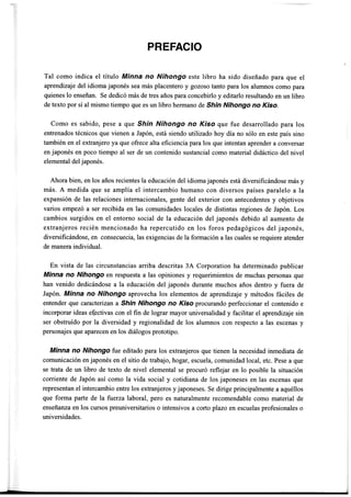 Minna no nihongo i traduccion