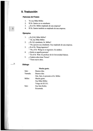 Minna no nihongo i traduccion