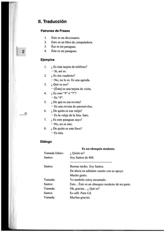 Minna no nihongo i traduccion