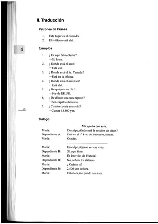 Minna no nihongo i traduccion