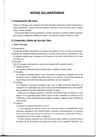 Minna no nihongo i traduccion