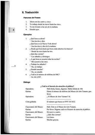 Minna no nihongo i traduccion