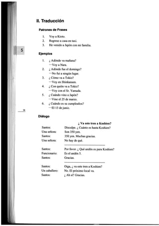 Minna no nihongo i traduccion