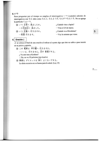 Minna no nihongo i traduccion