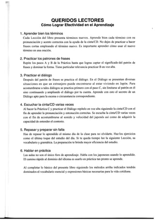 Minna no nihongo i traduccion