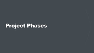 Project Phases
 