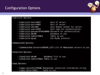 Configuration Options




20
 