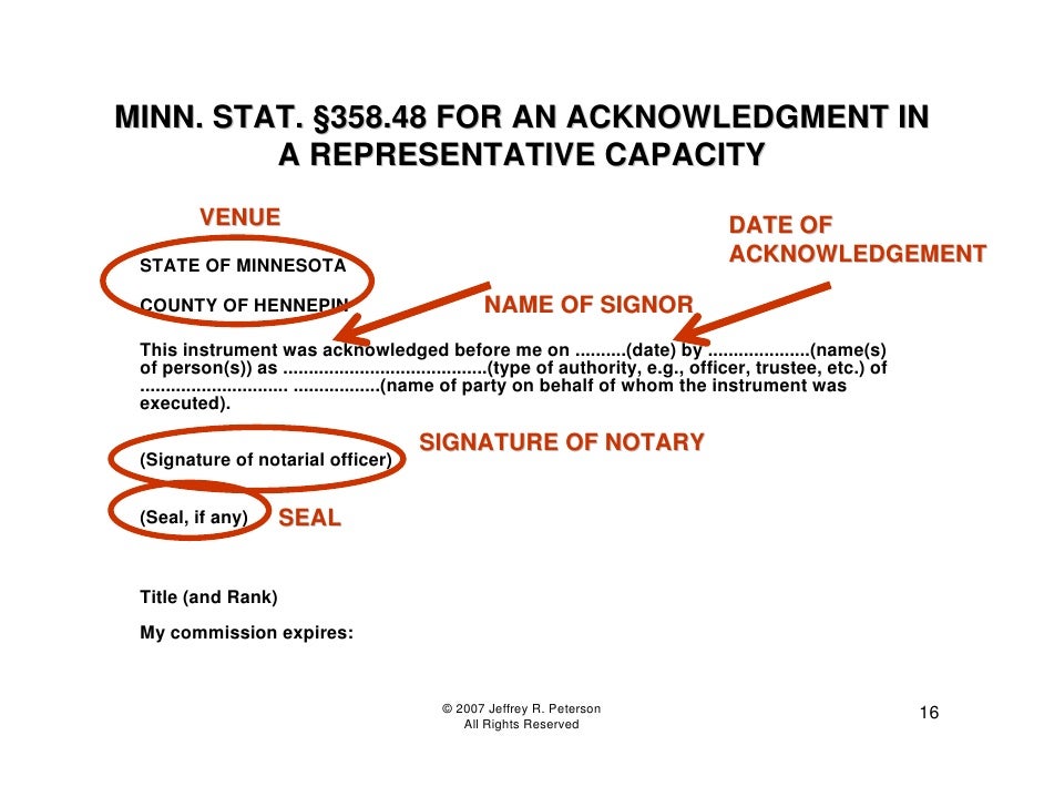 Minnesota Real Estate Transactions With Legal Entities 2007