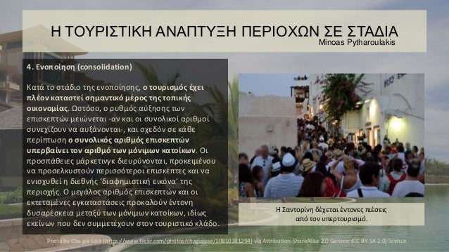 Η Τουριστική Ανάπτυξη Περιοχών σε Στάδια (Butler's Model)