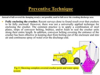 Dust control practices in open cast mining industry. | PPTX
