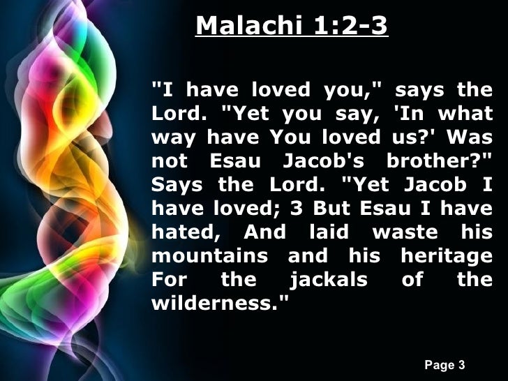 Image result for malachi 1:3
