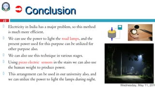 electricity generation from speed breaker | PPT