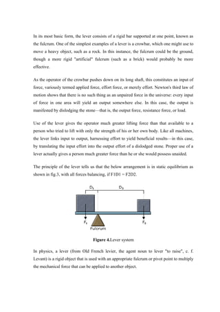 Minor project Report on DESIGN OF HYDRAULIC SHEET METAL PUNCHING ...