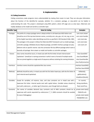 Hotel Management with Hibernate MVC Minor Project | PDF
