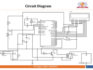 •
NAME OF THE INSTITUTE, PARUL UNIVERSITYPIT, Degree, PARUL UNIVERSITY 21
Circuit Diagram
 