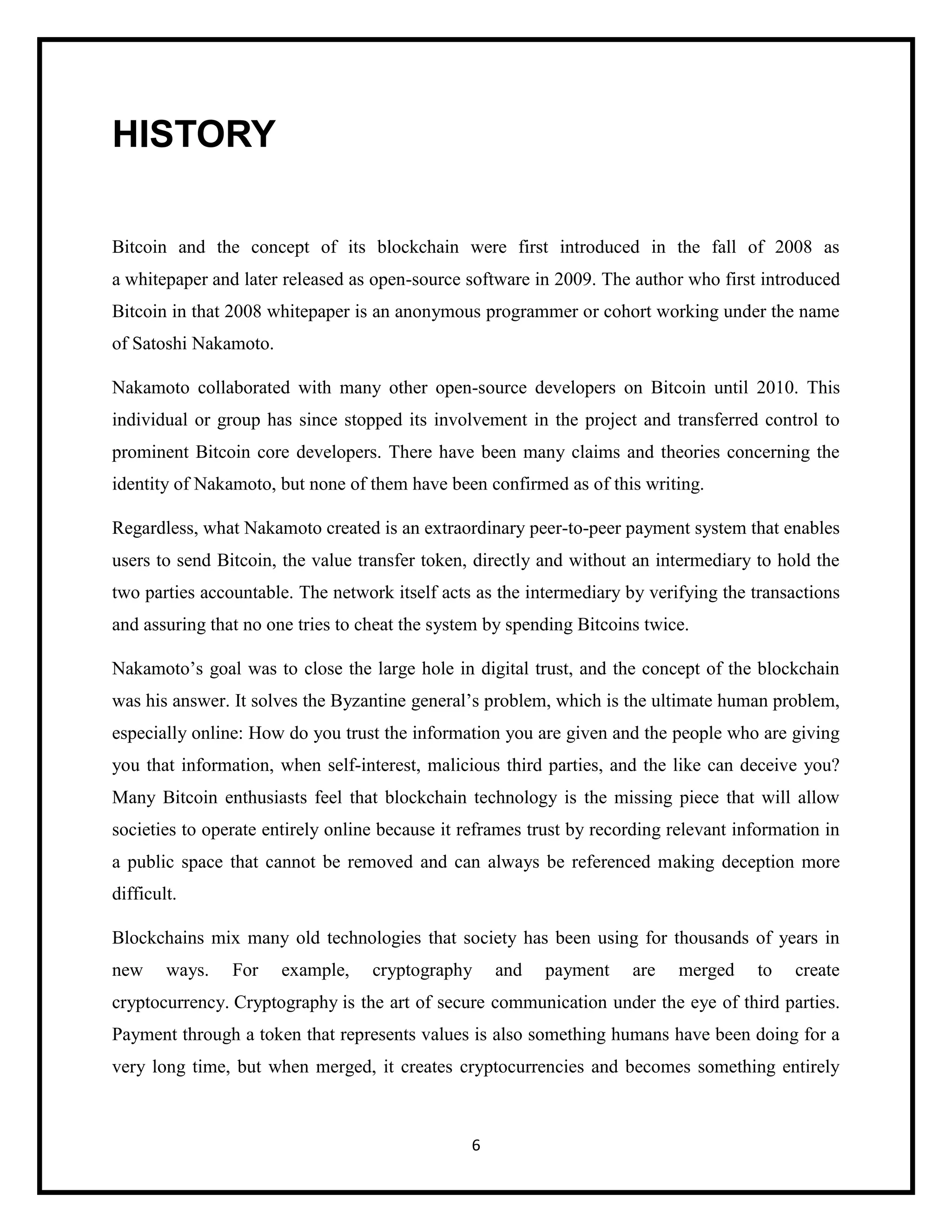 Minor project report blockchain | PDF