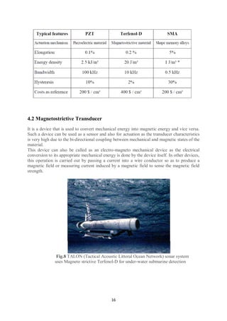 Minor project report on smart materials | PDF