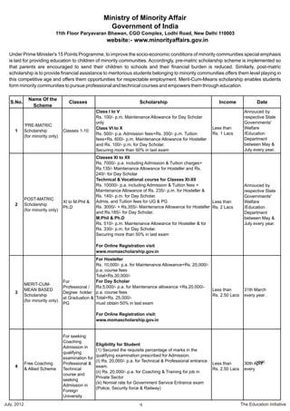 Minorty scheme booklet | PDF