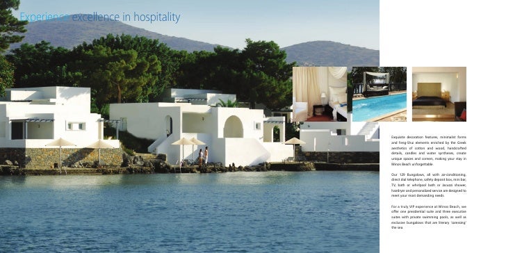 Minos Beach Art Hotel Waterfront Bungalow Minos Beach Art Hotel Waterfront Bungalow