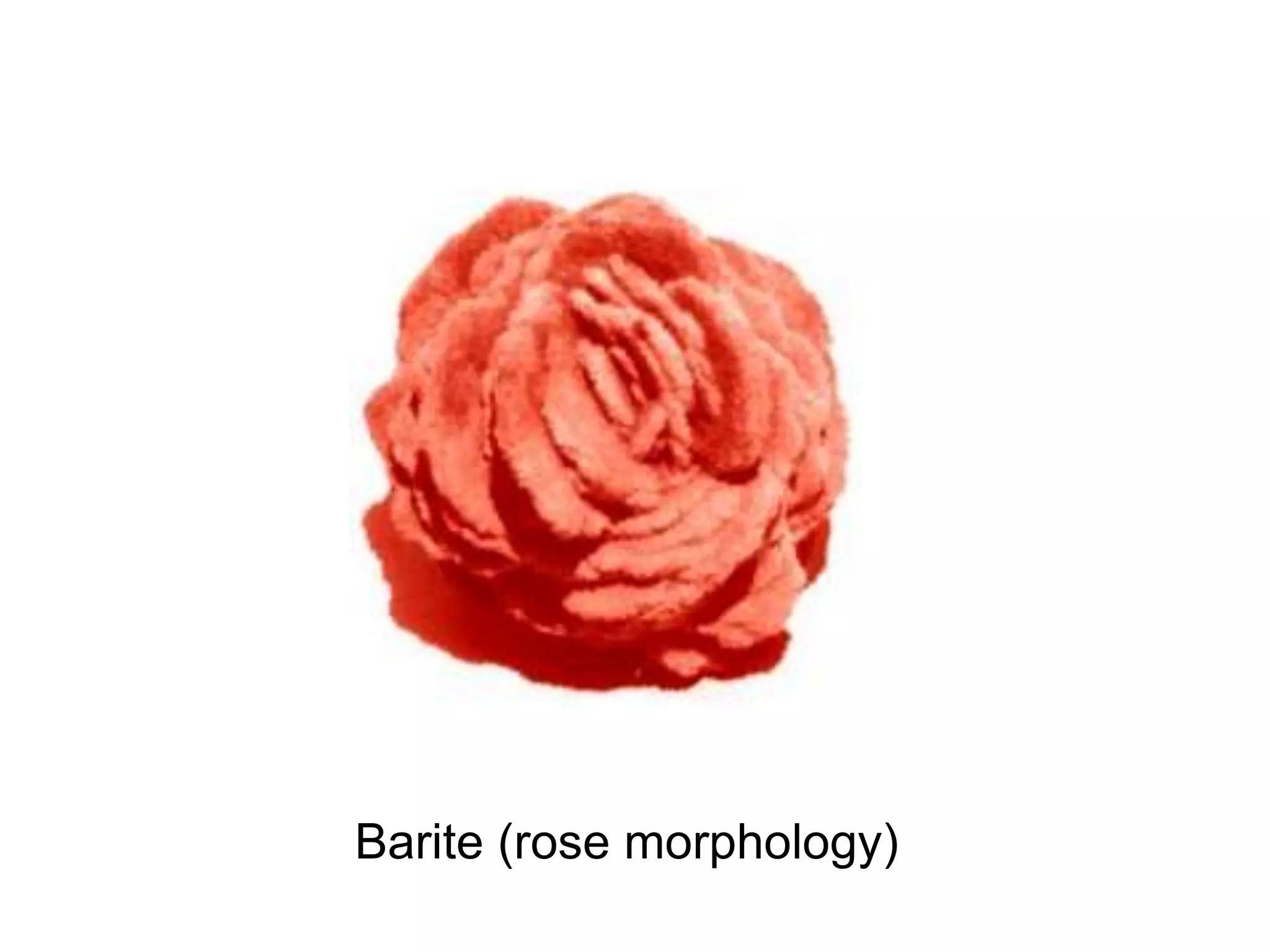 Barite (rose morphology)
