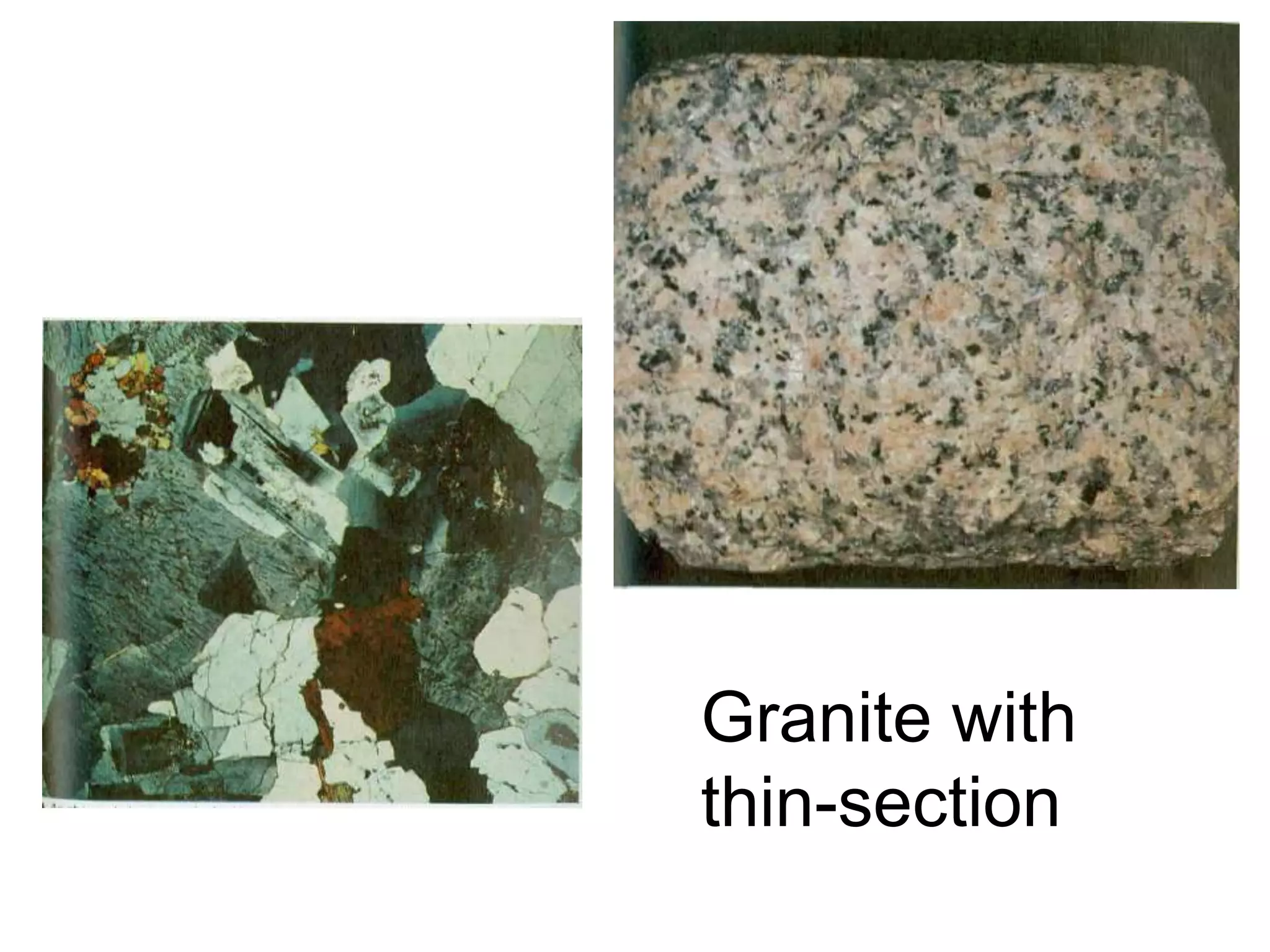                    Igneous Rocks  Igneous rocks are formed by the cooling of 	magma from deep within the earth
