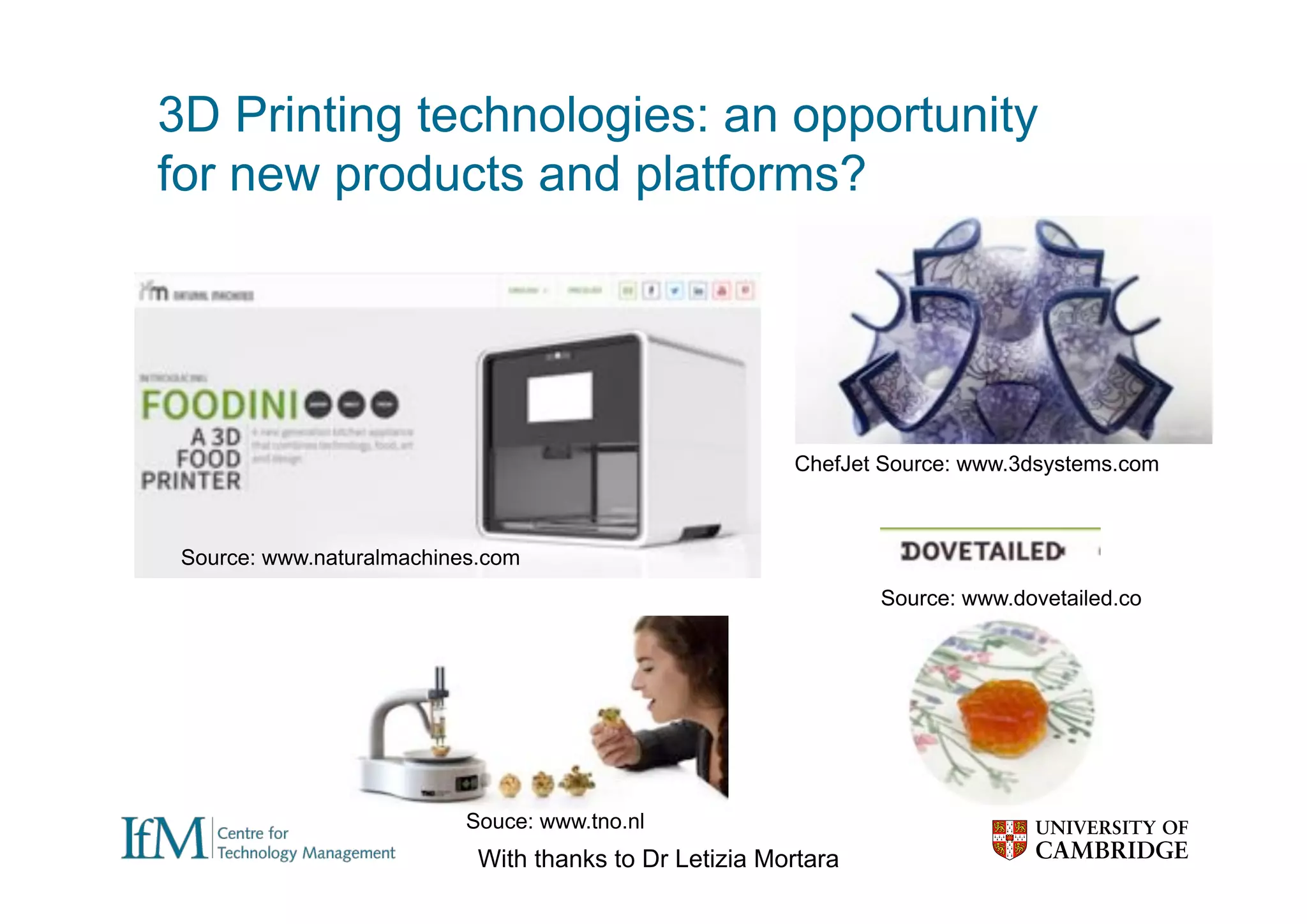 The emerging role of 3D printing in engineering and innovation ...