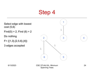 MinSpanningTreespresantion.ppt
