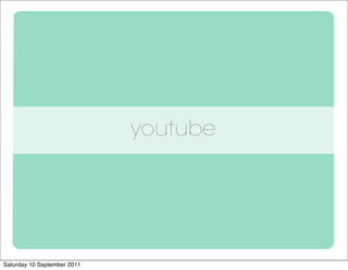youtube




Saturday 10 September 2011
 