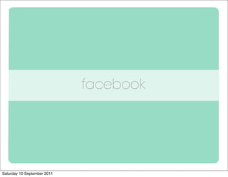 facebook




Saturday 10 September 2011
 