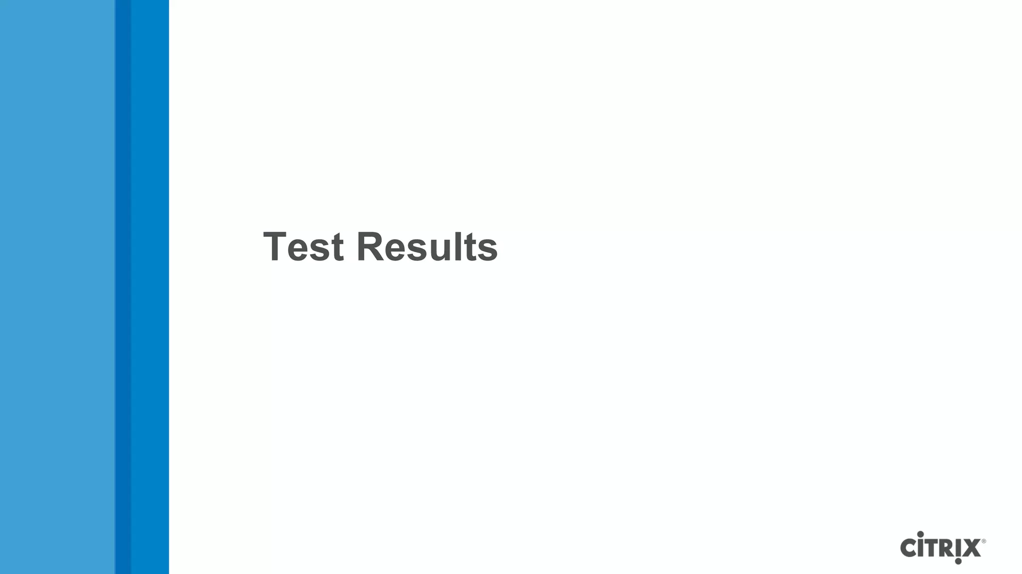 Test Results
 