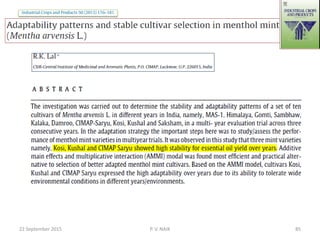 22 September 2015 85P. V. NAIK
 