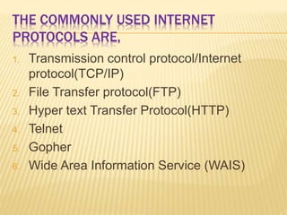 INTERNET PROTOCOL | PPTX