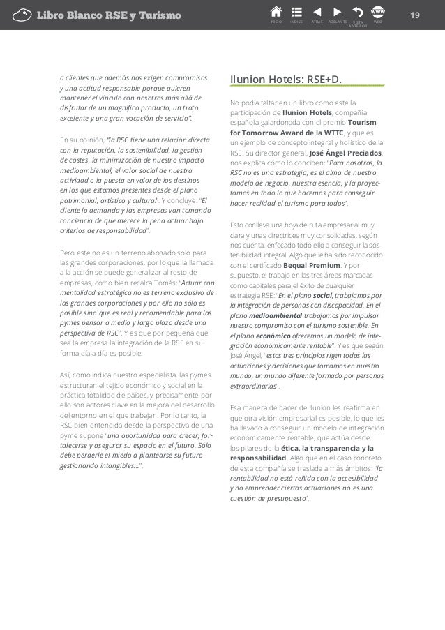 Minube Libro Blanco Turismo Sostenible Rse Minube Libro Blanco Turismo Sostenible Rse