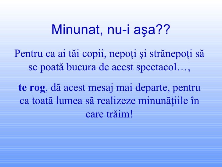 Minunea Globului Pamintesc