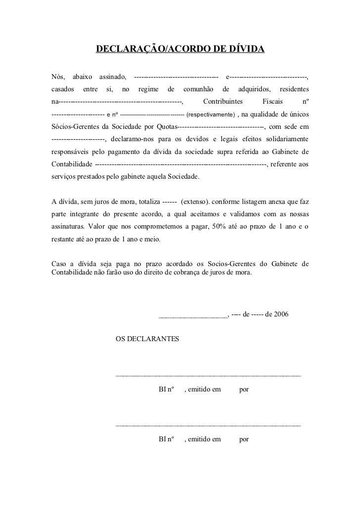 Minuta declaração de dívida.versão 2