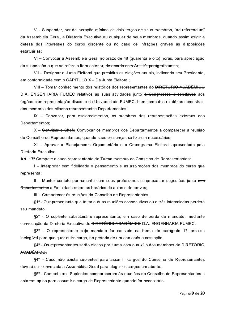 Minuta de relatorio