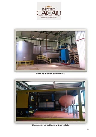 13
Torrador Rotativo Modelo Barth
Compressor de ar Caixa de água gelada
 