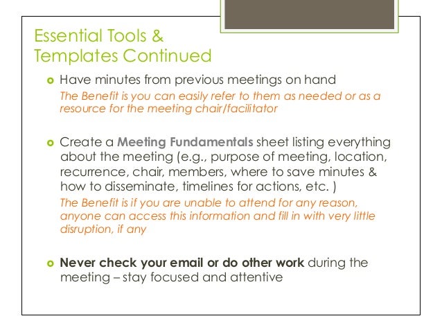meeting minutes are or is