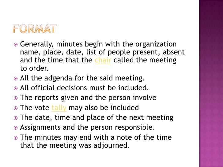 how to create meeting minutes