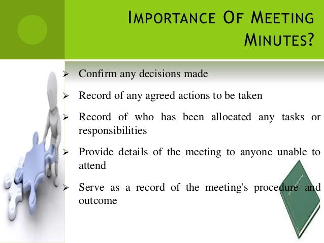 what is minutes of the meeting