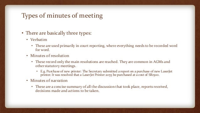 narrative and decision minutes of the meeting How to write meeting minutes and the decisions made as a result of those meetings can involve millions of dollars, and even change people’s careers. narrative and decision minutes of the meeting How to write meeting minutes and the decisions made as a result of those meetings can involve millions of dollars, and even change people’s careers.